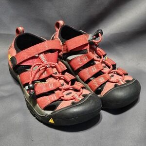 Keen Newport H2 Youth Size 2 Red EU 34 Waterproof Hiking Sport Sandals 1012318